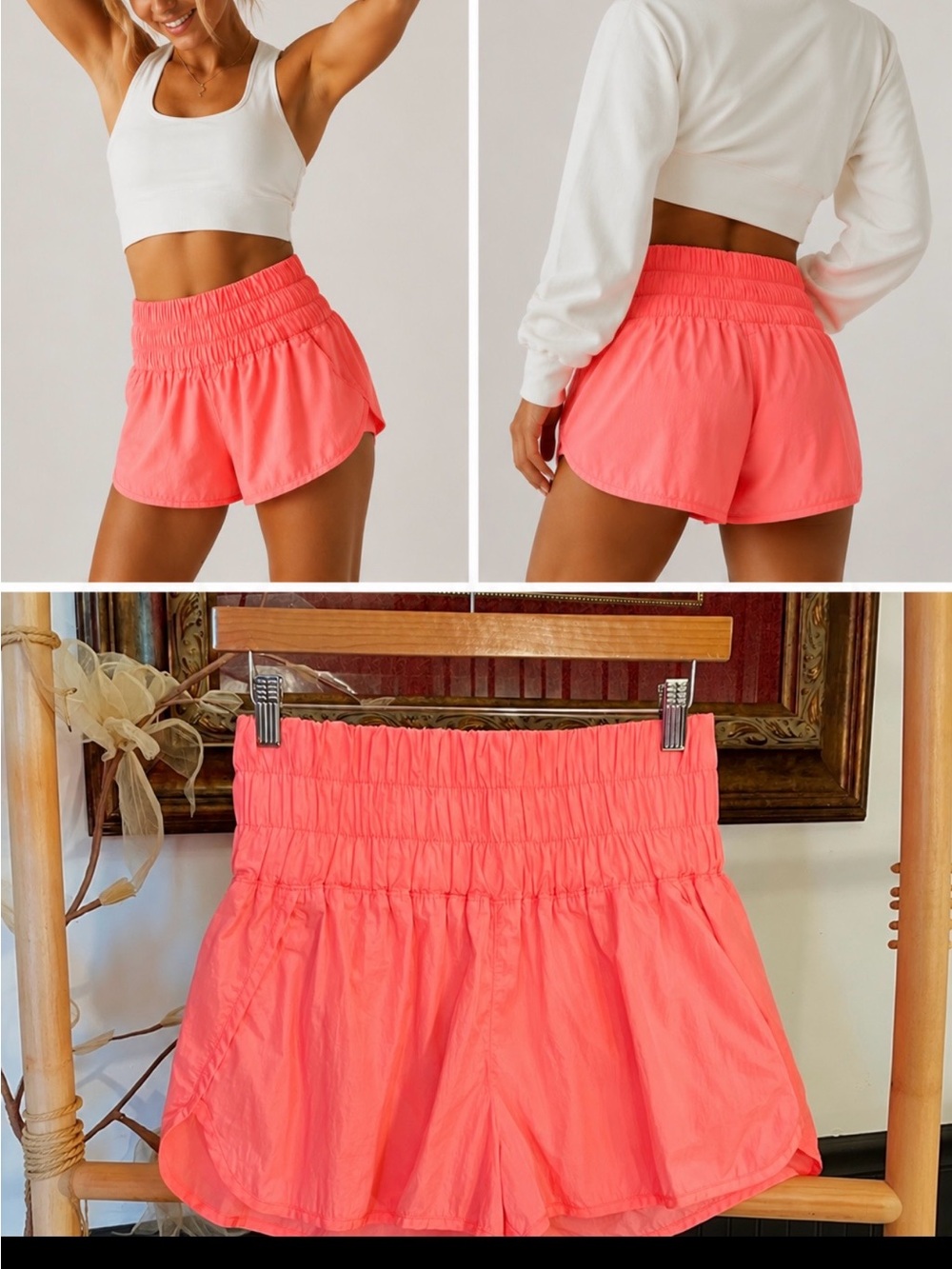 Free People Movement The Way Home Lined Shorts Papaya Punch Sz M
🧡🎀
